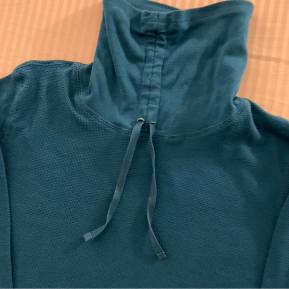 NorthCrest Turquoise Long Sleeve Top Size 3X - Picture 2 of 8